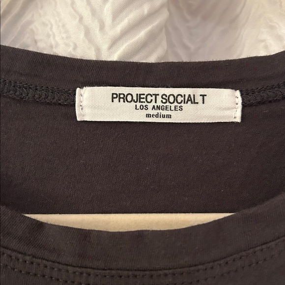 Project Social T Black T-Shirt With Cheetahs - Picture 3 of 4